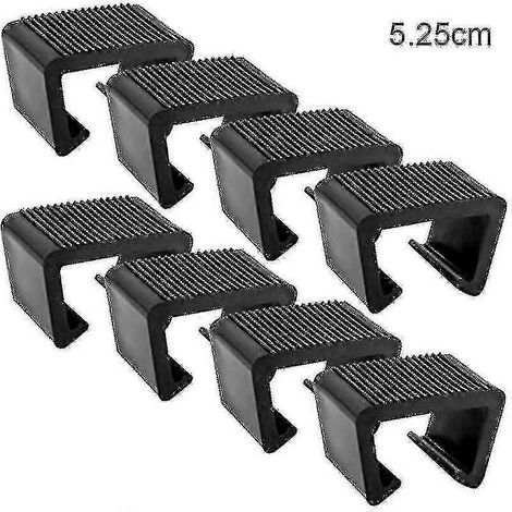 Clips pour meubles en rotin, compatibles avec les canapés et chaises d'extérieur en rotin, avec une fente de 5,25 cm, 8 pièces par paquet. (1/5)