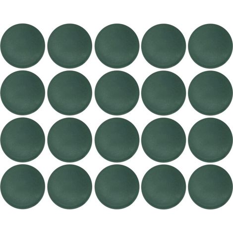 – Lot de 20 cache-vis torx T25 – Protection optimale contre poussière et humidité – Diamètre 13,5mm pour meubles – Installation facile (1/3)