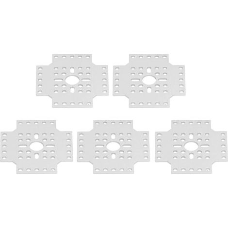 Porte-modèles perforés en alliage d'aluminium, plaques de grille perforées pour robots, équipements de construction
