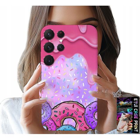 Coque pour Samsung Galaxy S25 Ultra - Motif de beignets glacés + Verre (1/5)
