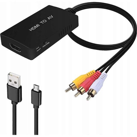 Convertisseur HDMI vers RCA AV-Cinch CVBS 1080 (1/5)
