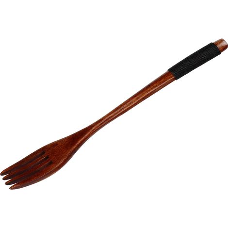 Fourchette en Bois Japonaise pour Barbecue, Pique-nique, Camping et Fêtes (1/5)