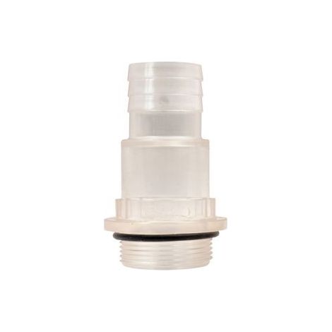 Douille de flexible transparente 1 1/2’’ FM x douille 38 mm