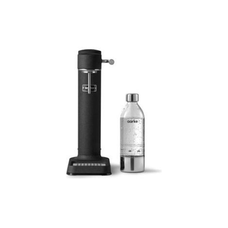 Machine à eau pétillante Aarke Carbonator 3 Noir avec une bouteille PET incluse