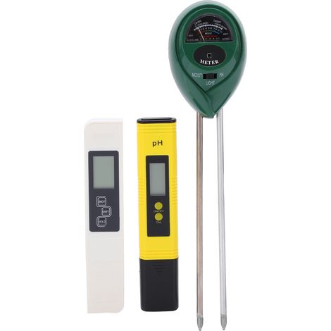 Multifunktionales Bodenmessgerät 3-in-1: Feuchtigkeits- und pH-Messgerät für den Garten (1/5)