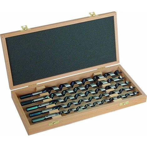 Coffret de 5 Mèches Charpente Q. 1/4"x10, 12, 16, 18, 20x320 mm - D-Work