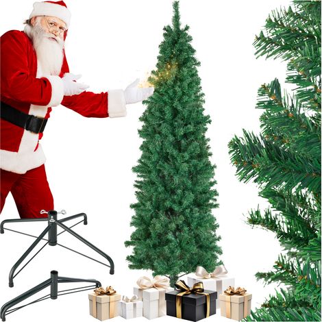 Sapin de Noël artificiel 2m aspect naturel aiguilles denses (1/5)