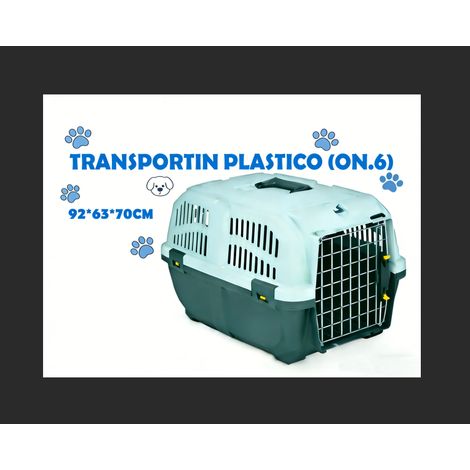 Durable Hard Shell Pet Carrier with Ventilation Slots, Metal Gate Travel Crate for Dogs and Cats