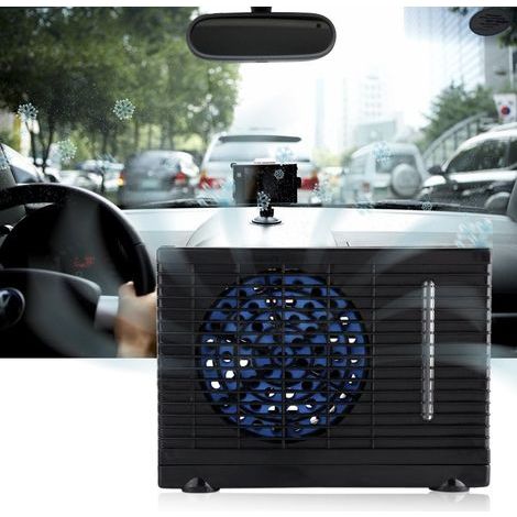 x 12V Cooling Fan, ABS Housing, 2 Speeds, For Car, Truck, Home (1/5)