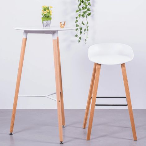 Nest Dream - Table haute de style Nordic - Palermo - Blanc (1/5)