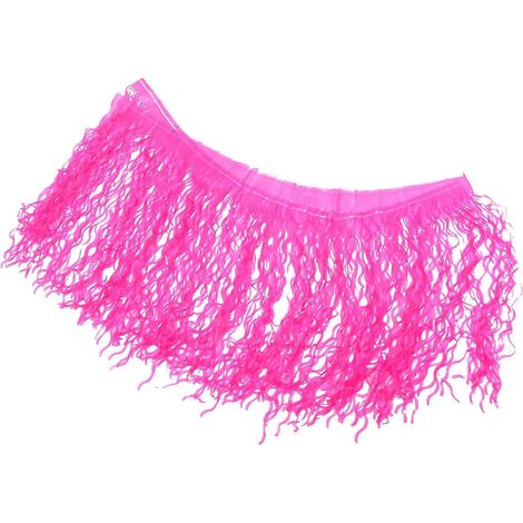 Jupe de table : Jupe à franges métalliques - Rideau de table décoratif à pompons pour hôtels, fêtes d'anniversaire, baby showers, mariages et festivals (1/5)