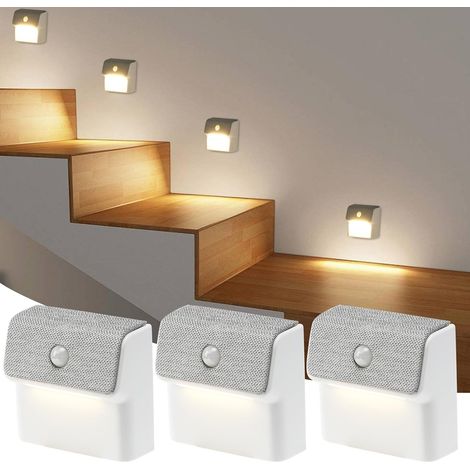 Linkage Treppenhausleuchte mit Bewegungsmelder für den Innenbereich, magnetische LED-Wandleuchte zum Aufkleben, dimmbares warmweißes Licht, wiederaufladbare, bewegungsaktivierte Leuchte, für Flur, Sch (1/5)