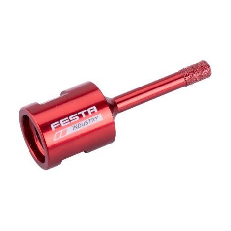 Trépan diamanté pour meuleuse avec filetage M14 - Diamètre 8mm - Série INDUSTRY