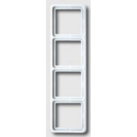Jung 4 vie Telaio di copertura Coperchio Bianco crema CD584W 1 pz. (1/2)