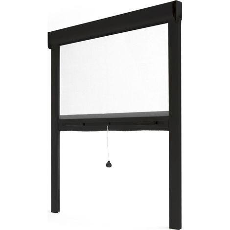 Mosquitera Estor Recortable AVOSDIM Alu Negro 9011 - An 150 x A 220 cm (1/4)