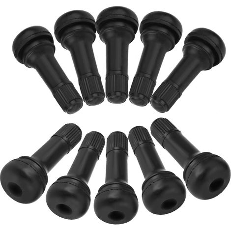 10 Pièces Valve de Pneu TR413 Courte Tige en Caoutchouc pour Roue Auto Voiture (1/5)