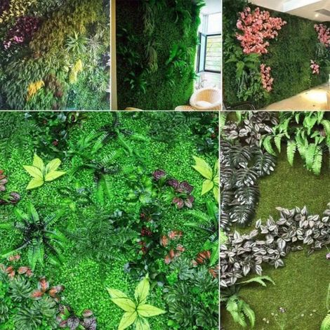Panneau De Haie De Plantes Artificielles, Criblage De Haies De Feuilles De Lierre, Écrans De Protection Et D'intimité De Balcon, A (1/4)