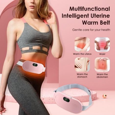 1 Ceinture chauffante, Massage infrarouge, Réglable, USB, Adulte (1/4)