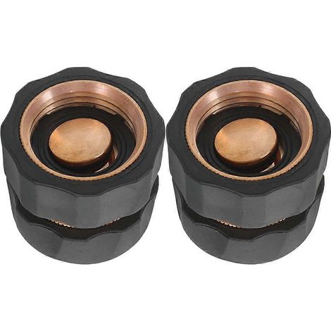 Raccord rapide en aluminium pour tuyau d'arrosage, réparation étanche, lot de 4 (1/5)
