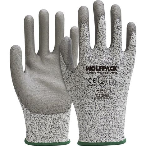 Gants anti-coupure en fibre de verre taille 10"
