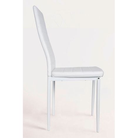 Packs Sillas Comedor - Pack 4 Sillas Lauter Polipiel - Blanco (1/5)