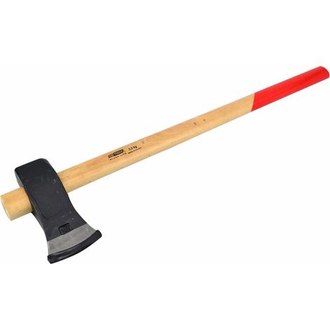 Hacha-martillo Awtools 3,2 kg con mango de madera Black Line, ideal para trabajos de corte y impacto, resistente, diseño ergonómico, perfecto para proyectos de bricolaje y reparaciones.