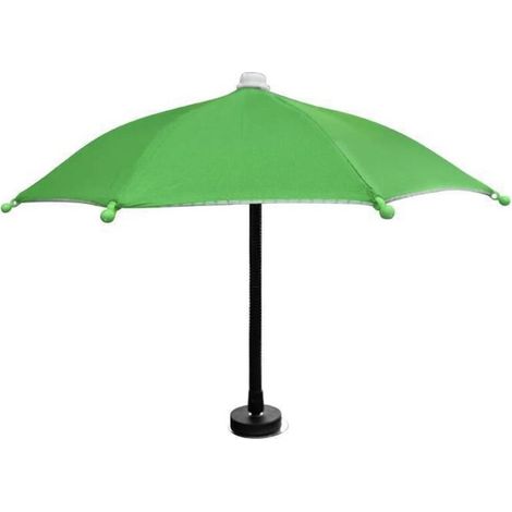 Parapluie magnétique pour téléphone portable, réglable et pliable, pour la plage et l'extérieur (vert) (1/5)