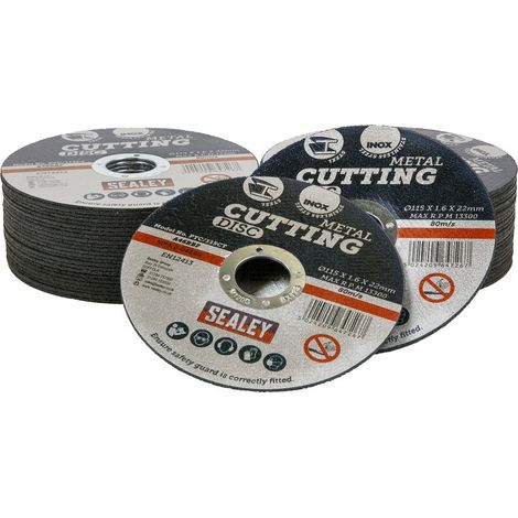 Sealey Cutting Disc Pack of 50 �115 x 1.6mm �22mm Bore PTC/115CT50 (1/5)