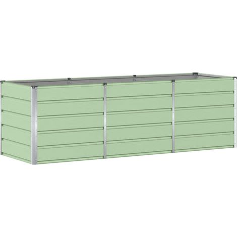 Maison Exclusive - Jardinera Verde 240 x 80 x 75 cm Acero