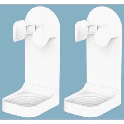 Lot de 2 Support Brosse a Dent Electrique, Porte Brosse à Dents Electrique , Support Mural Brosse a Dent Electrique Adhésif Solide Réglable Organisateur Brosse a Dent de Salle de Bains (1/4)