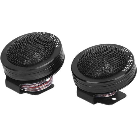 Paire de mini tweeters pour voiture, à dôme, 150 W, 4 Ω, 98 dB, son haute résolution, universels pour systèmes audio, noirs