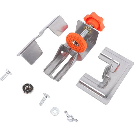 Gabarit de montage réglable en acier inoxydable pour porte de placard, plage de serrage de 10 à 38 mm (1/5)