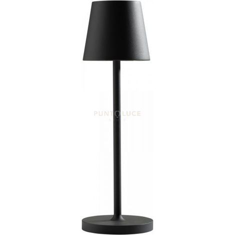 GLS030- LAMPADA RICARICABILE A BATTERIA GRIGIO ANTRACITE A LED 3000K 300LM 3W DIMMERABILE