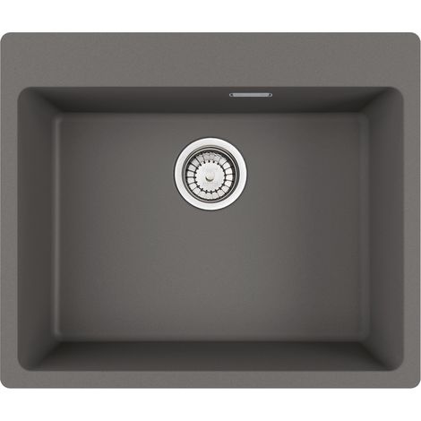 Franke Centro MRG 610-54 FTL. Tipo di lavello: Lavello montato su piano, Forma del lavandino: Rettangolare, Materiale del lavandino: Fragranito. Larghezza: 590 mm, Profondità: 500 mm... - 114.0661.702 (1/2)