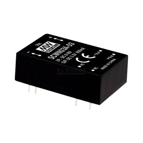 Mean Well SCWN03E-03 Module convertisseur CC/CC 600 mA 3 W Nbr. de sorties: 1 x Contenu 1 pc(s) Q123182 (1/2)