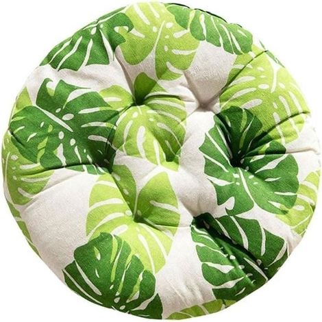 Rond Coussin de Chaise Galette de Chaise pour Maison Bureau Jardin Coussin Decoratif pour Terrasse Tatami Siège Intérieur (1/4)