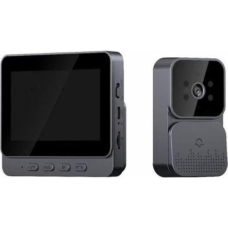 Intelligente Video Türklingel mit Kamera und Bildschirm Videotelefon Video Türklingel mit 4,3 Zoll Monitor und Display Türklingeln mit Kamera, wa (1/5)
