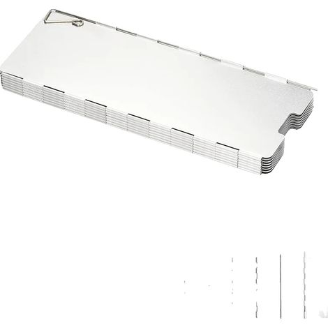 Windschutz, tragbares Design, langlebige Aluminiumlegierung, 16 Teller (1/2)
