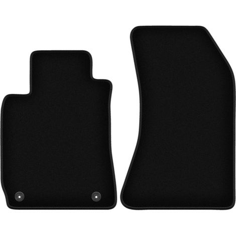 Tapis de sol BASIC en velours noir pour : Alfa Romeo Spider cabriolet (2005-) (1/5)
