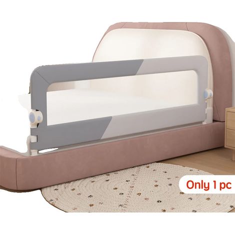 Barrière de lit pour bébé, protection contre les chutes, construction durable (1/2)