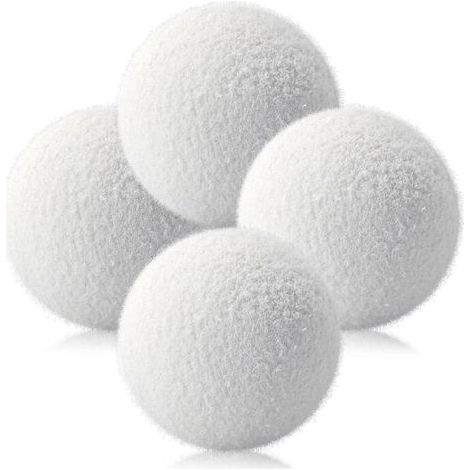 Boule D'élimination D'écume, 7.5 cm Flottant Absorbeur d'éponge de Piscine, Absorbeurs de Piscine Réutilisables, Eponge Anti Mousse Spa, Boules(4PCS) (1/5)