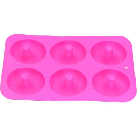 Moules à Donuts en Silicone Antiadhésif, 6 Cavités pour Pâtisserie Maison (1/5)