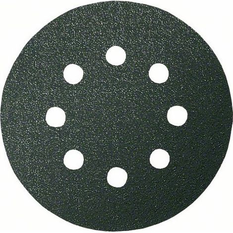 Disco abrasivo F355 BOSCH - Ø 125 mm 8 fori - Grana 120 - 5 pezzi - 2608605117