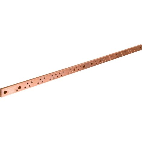 Barre Cu perforée M6 630A 30X10 longueur 880 (UM30A5)