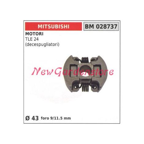 Frizione completa MITSUBISHI motore decespugliatore TLE 24 Ø43 028737