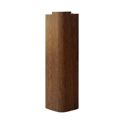 Angolare per zoccolo cucina 90° noce scuro h10 ANGOLAREH10NS