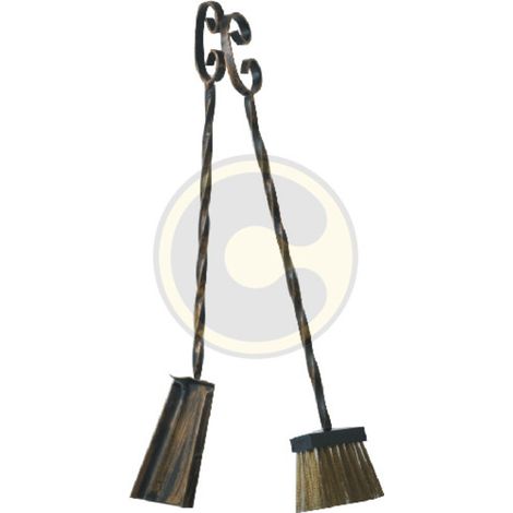 1PZ SCOPINO METALLICO RICAMBIO PER SET CAMINO