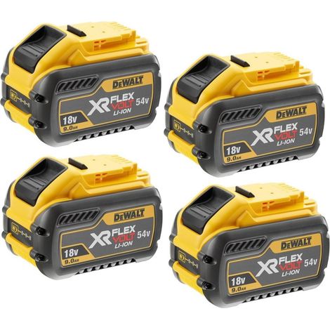 Dewalt DCB547 18v / 54v XR FLEXVOLT 9.0ah Battery DCB547-XJ - 4 Pack Flex Volt (1/3)