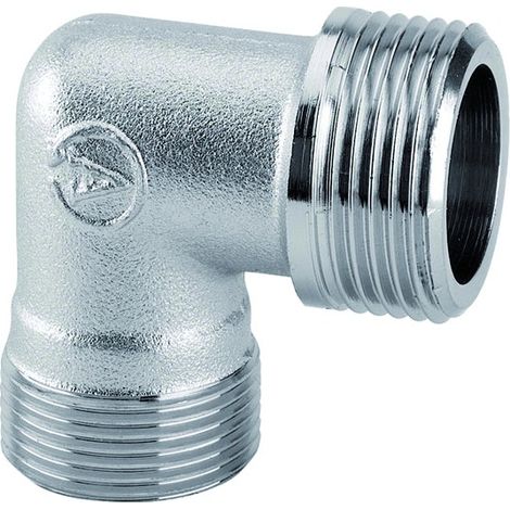 RACCORDO CURVO MASCHIO IN OTTONE CROMATO 1/2" M 24X19   ARTECLIMA S.R.L.