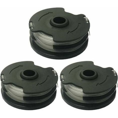 3 bobines de fil pour débroussailleuse, diamètre 1,4 mm, longueur 2 x 5 m, compatible Parkside PRTA 20-Li C3 et modèles PRT 300/550 (1/5)